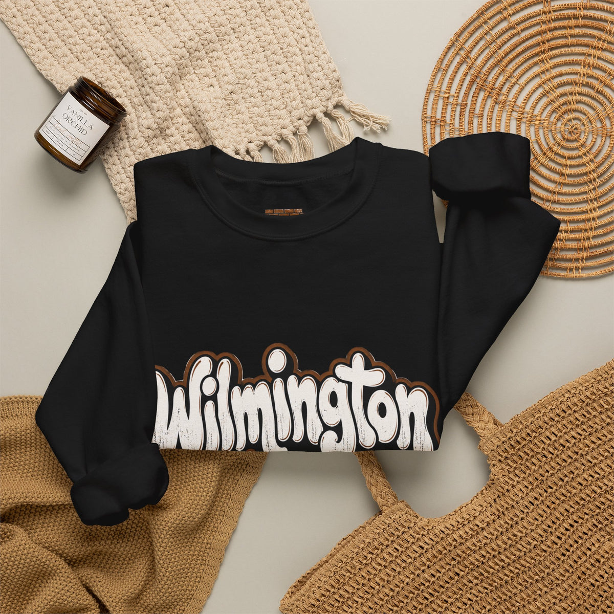 Wilmington Delaware Retro Graphic Sweatshirt