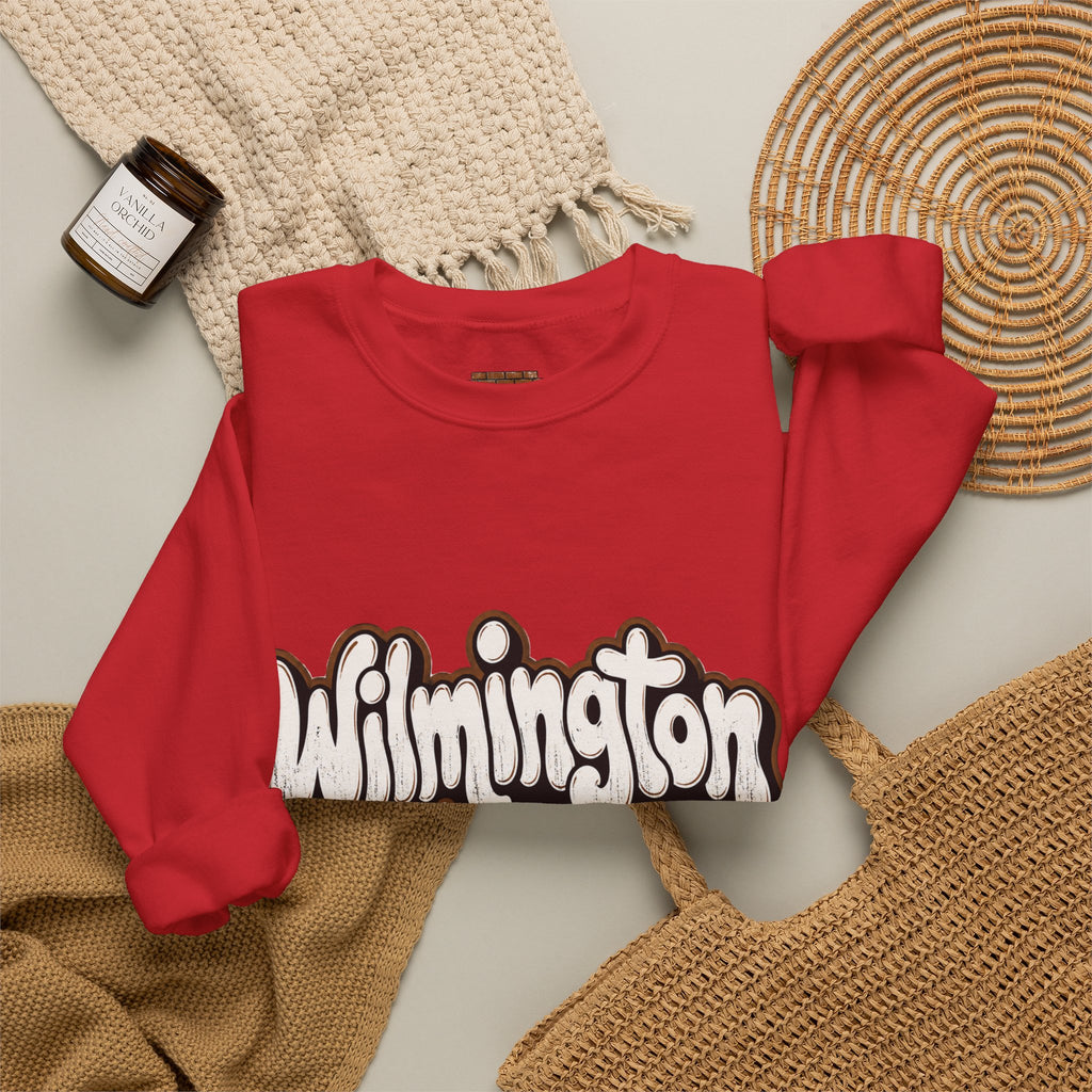 Wilmington Delaware Retro Graphic Sweatshirt
