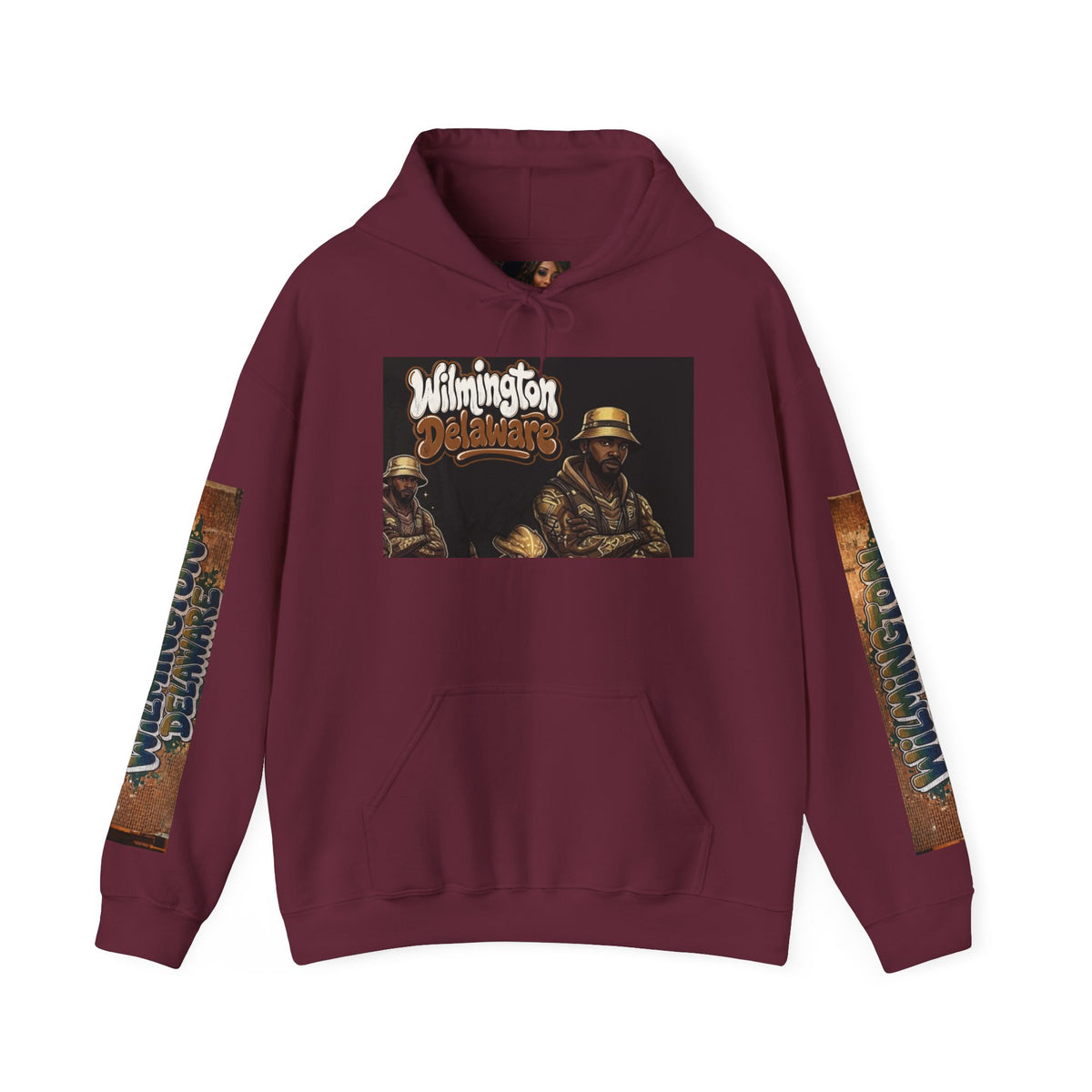 Wilmington Outlaws Western Skull Graphic Hoodie