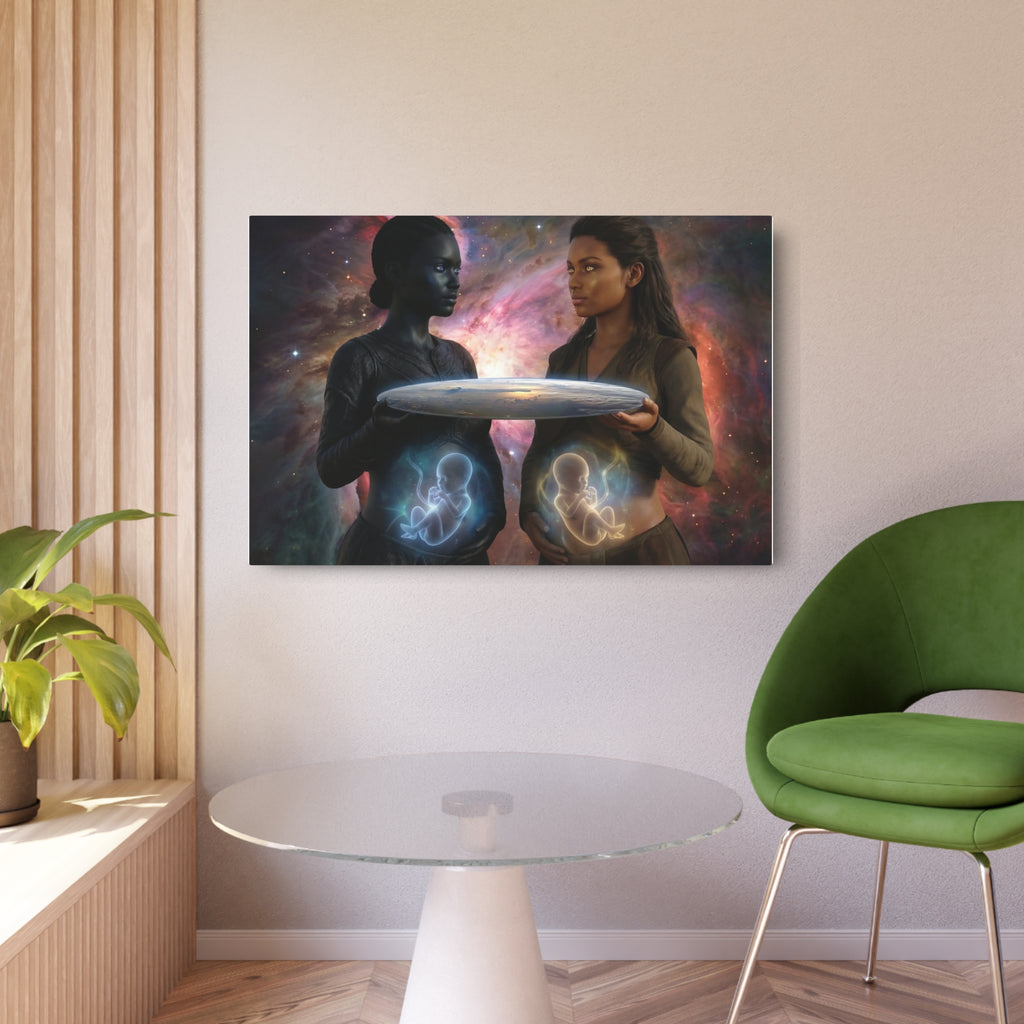 Metal Art Sign — Cosmic Mothers Artwork