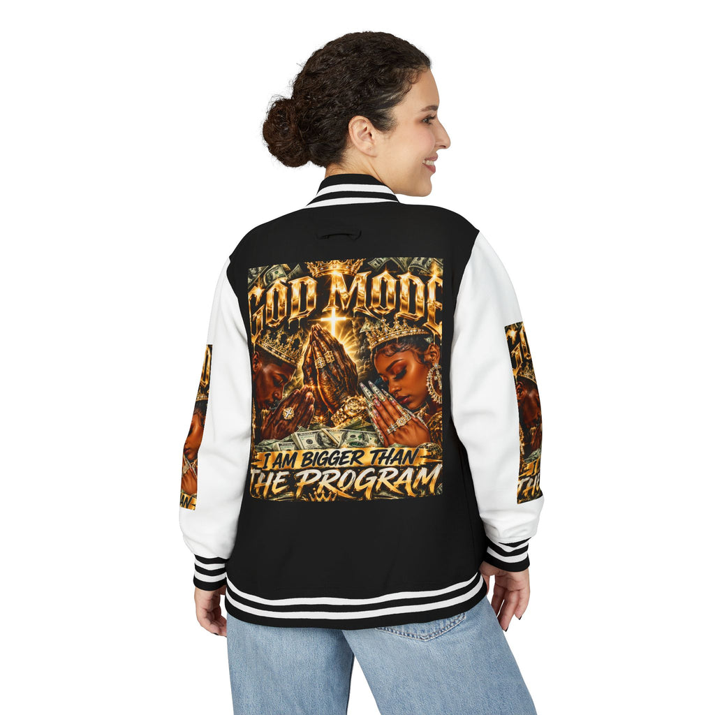 God Motive “I Am Bigger Than the Program” Letterman Jacket