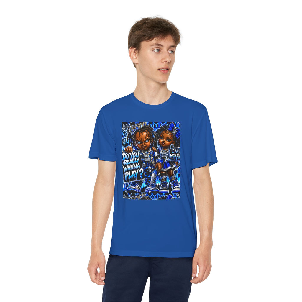 Youth Competitor Tee — 'Do You Really Wanna Play?' Graphic T-Shirt