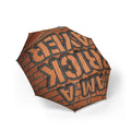 Foldable Umbrella — Brick Wall Graffiti Design (Semi‑Automatic)
