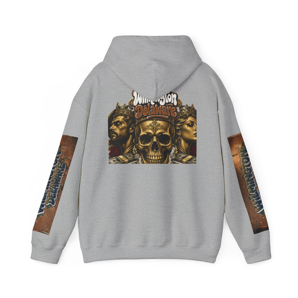 Wilmington Outlaws Western Skull Graphic Hoodie