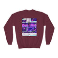 Youth “Destiny” Retro Neon Graphic Crewneck Sweatshirt