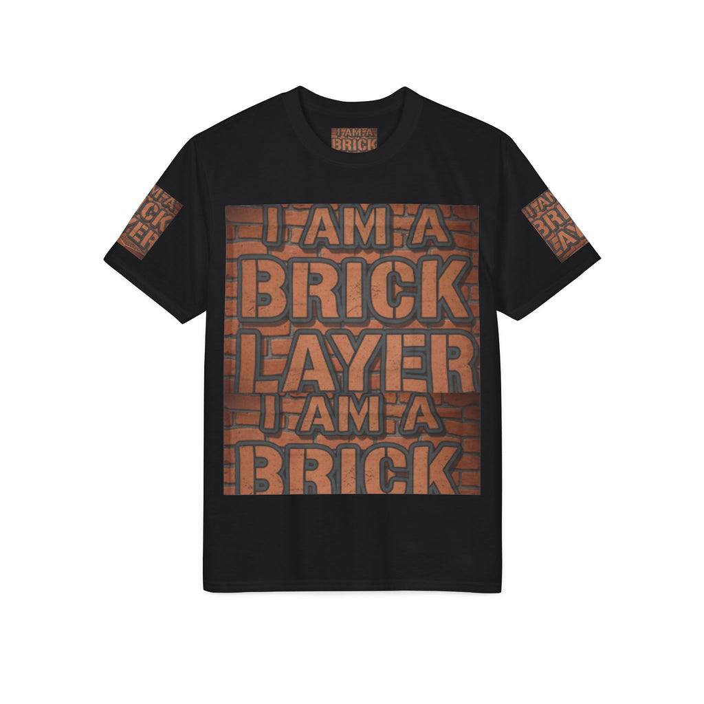 Bricklayer Graphic T-Shirt — "I Am a Bricklayer" Construction Worker Tee