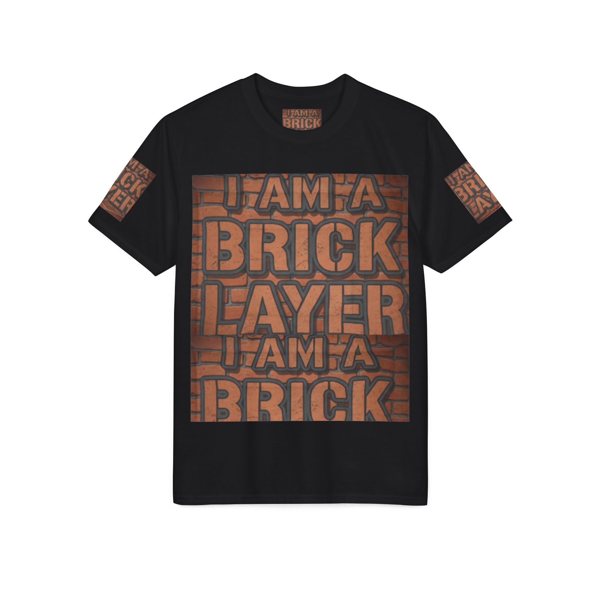 Bricklayer Graphic T-Shirt — "I Am a Bricklayer" Construction Worker Tee