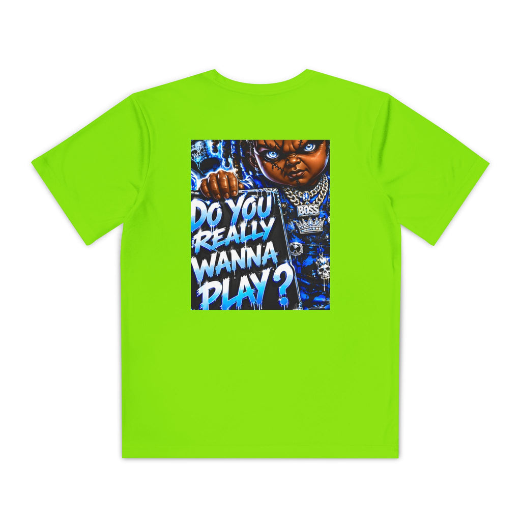 Youth Competitor Tee — 'Do You Really Wanna Play?' Graphic T-Shirt