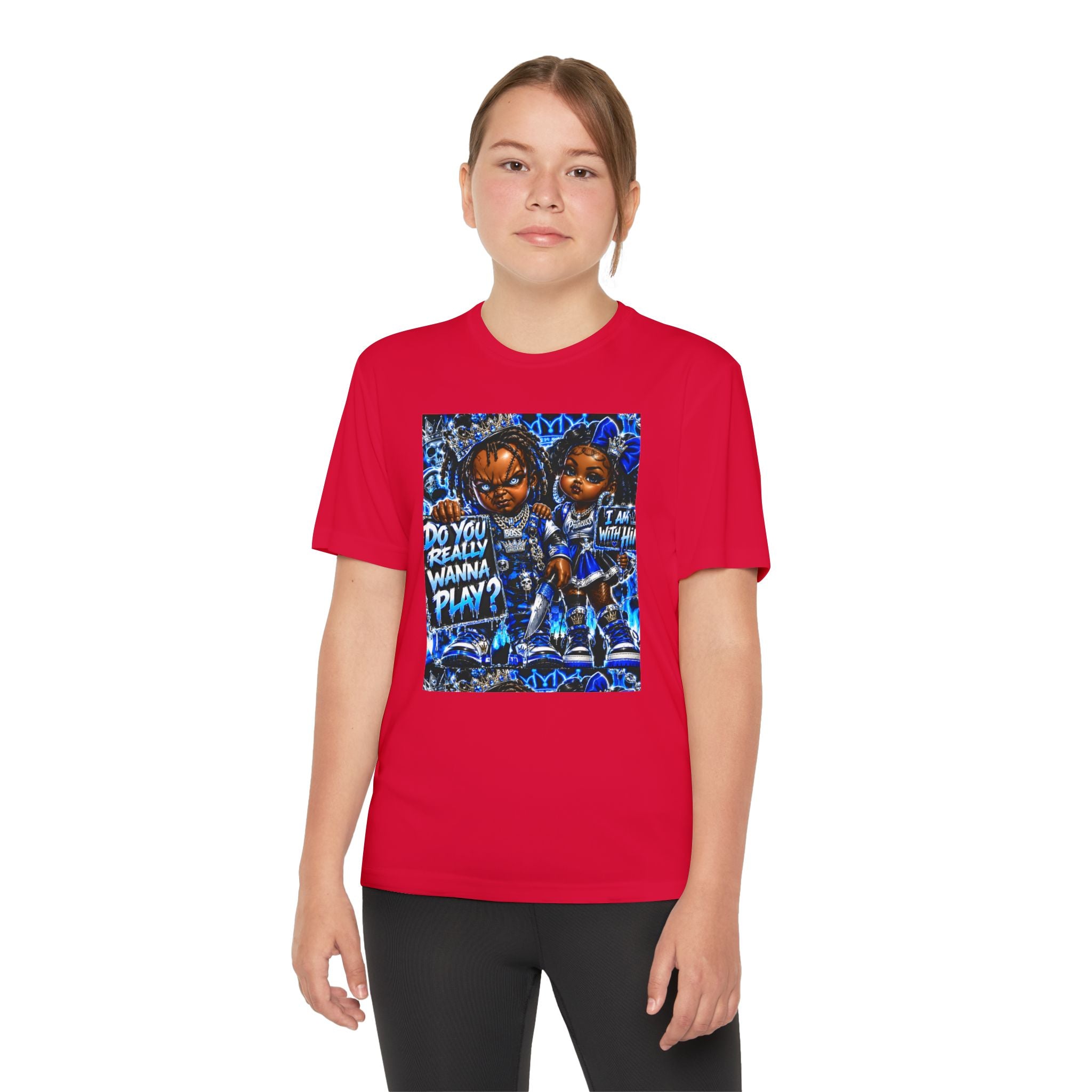 Youth Competitor Tee — 'Do You Really Wanna Play?' Graphic T-Shirt