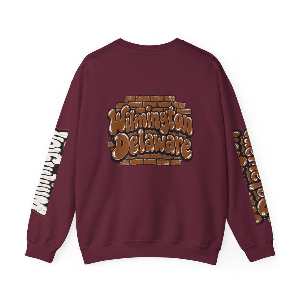 Wilmington Delaware Retro Graphic Sweatshirt