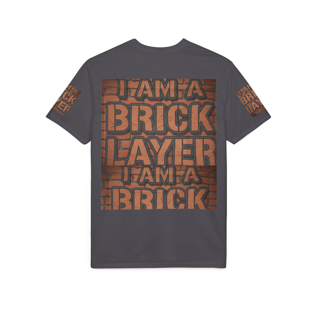 Bricklayer Graphic T-Shirt — "I Am a Bricklayer" Construction Worker Tee