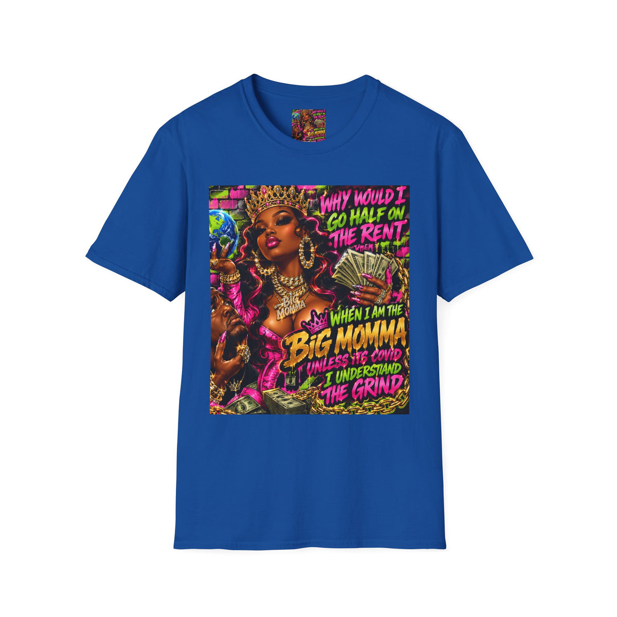 Big Momma Graphic T-Shirt – Bold Retro Hip-Hop Streetwear