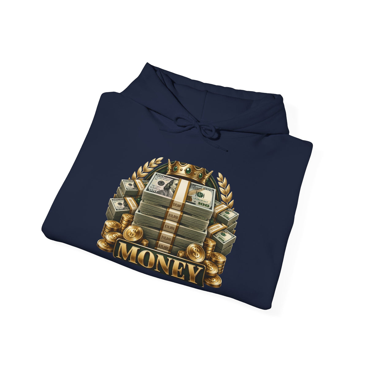 Hoodie — "You Mad At You Not Me! / You Can't Keep Up!" Flame Sleeve Graphic Hoodie
