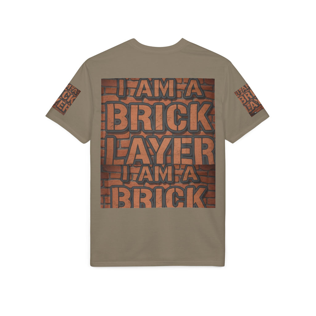 Bricklayer Graphic T-Shirt — "I Am a Bricklayer" Construction Worker Tee