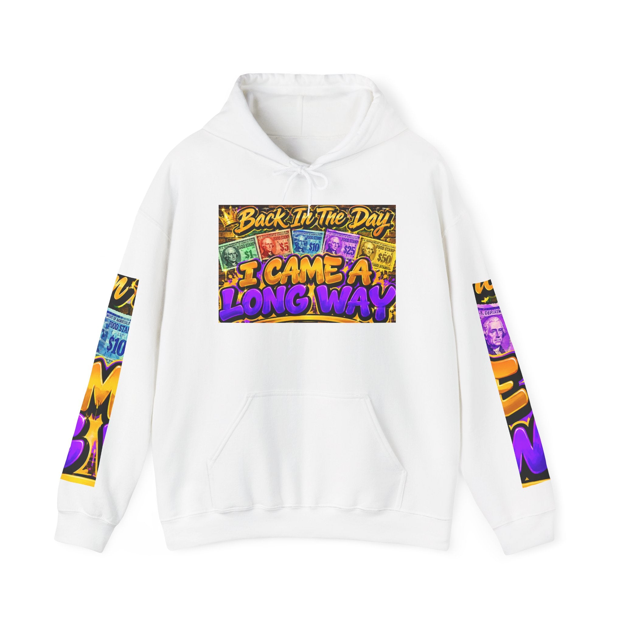 I Came A Long Way Hoodie — Retro Back In The Day Graphic Sweatshirt