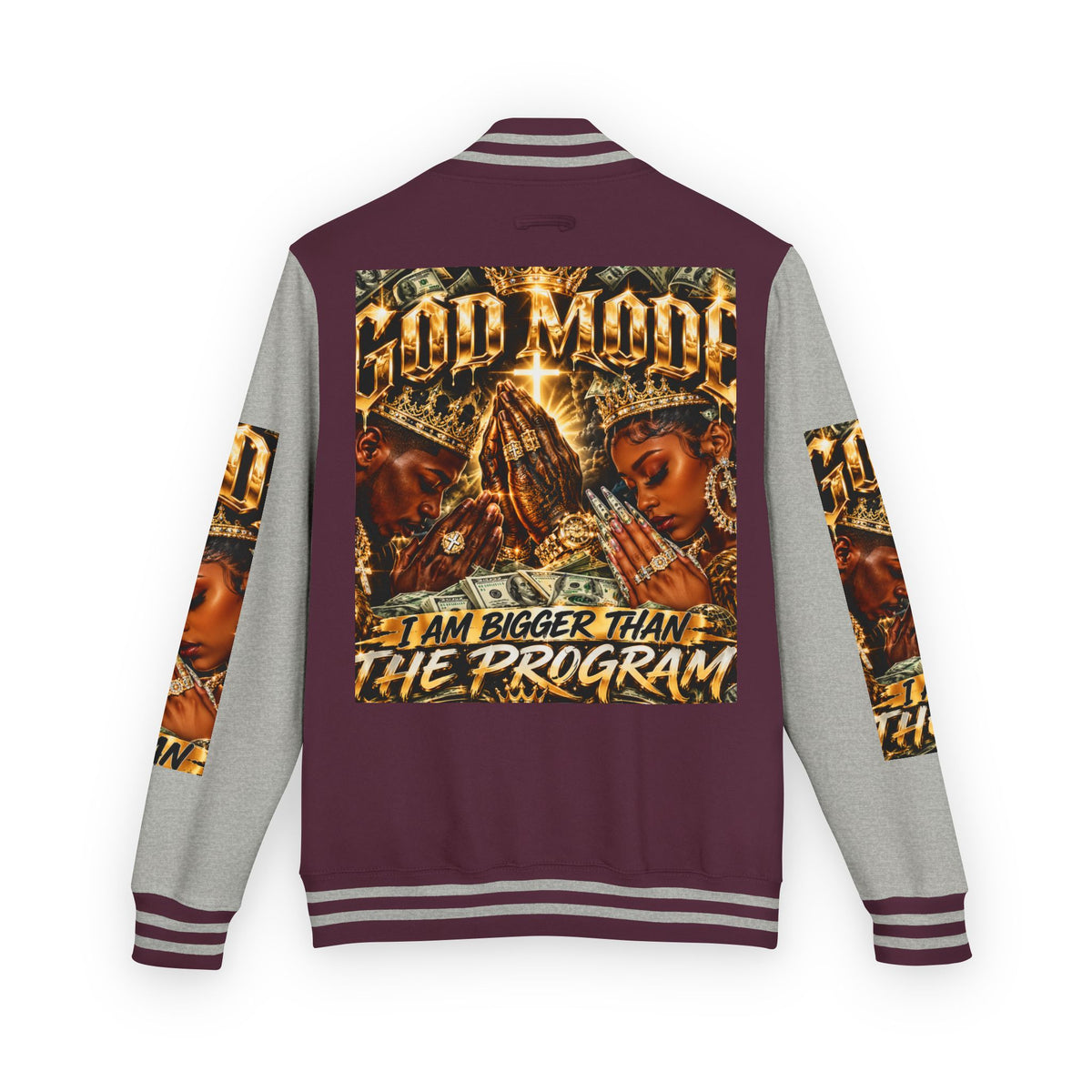 God Motive “I Am Bigger Than the Program” Letterman Jacket