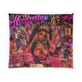 Hoodrella Queen Comforter — Afrocentric Pink Royalty Bedding
