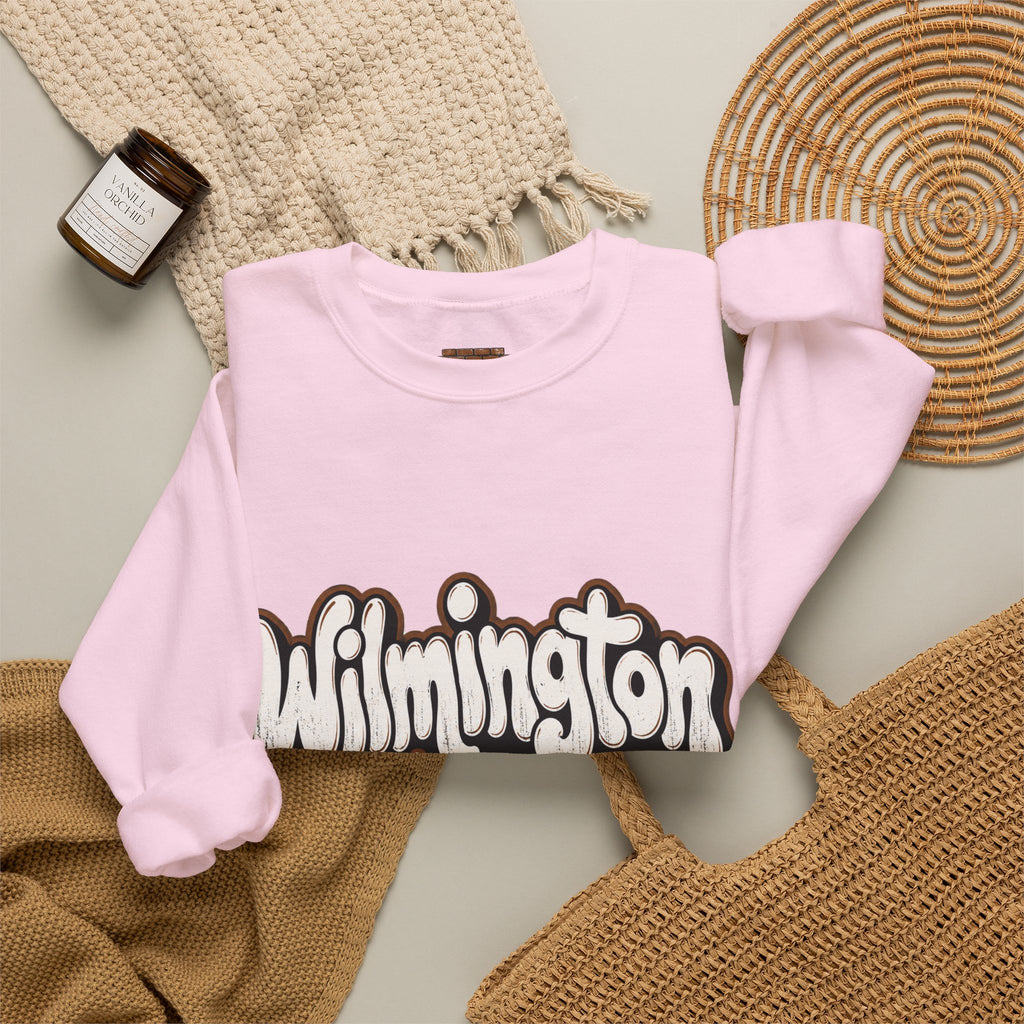 Wilmington Delaware Retro Graphic Sweatshirt
