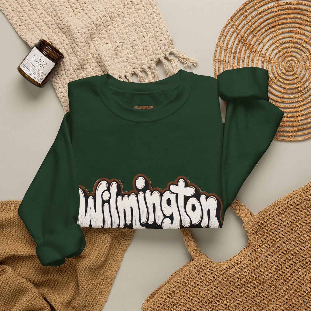 Wilmington Delaware Retro Graphic Sweatshirt