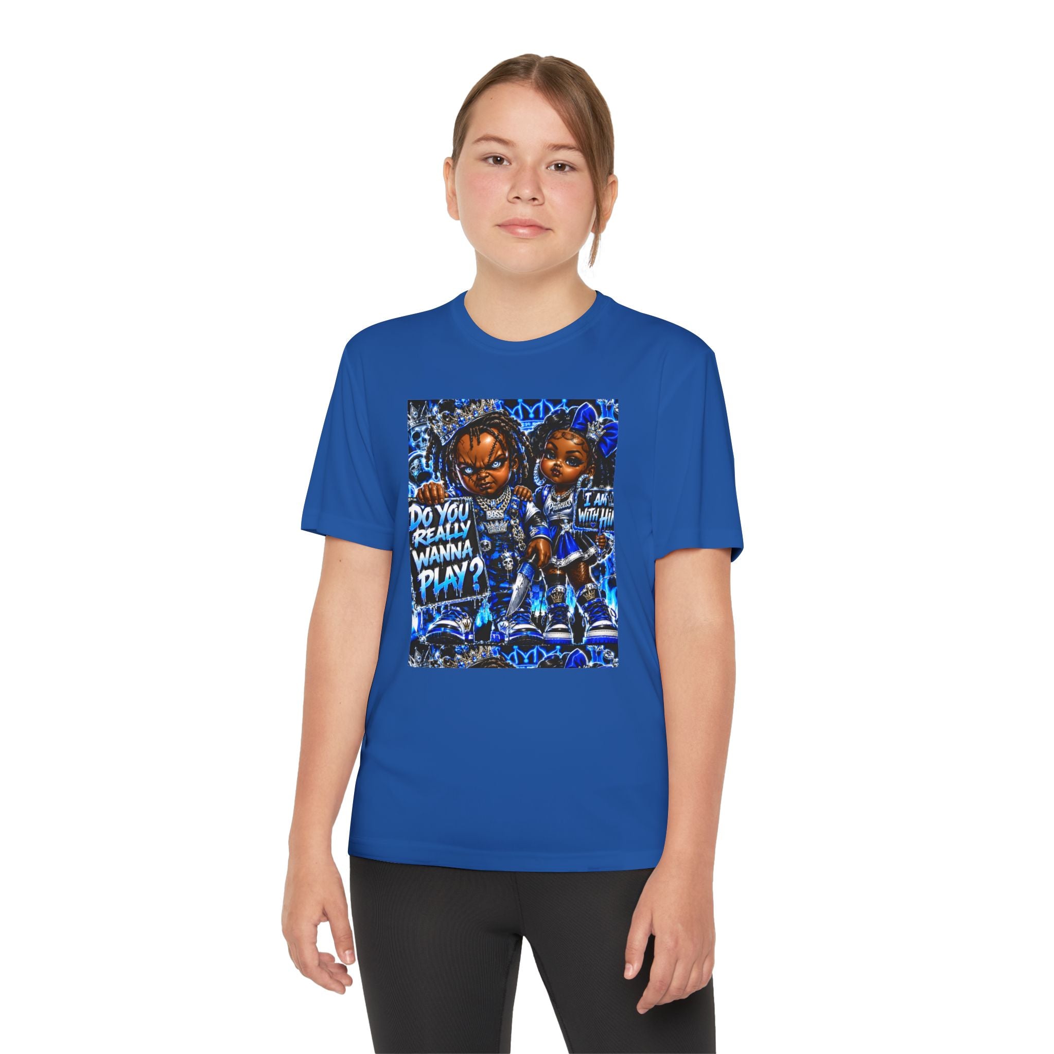 Youth Competitor Tee — 'Do You Really Wanna Play?' Graphic T-Shirt