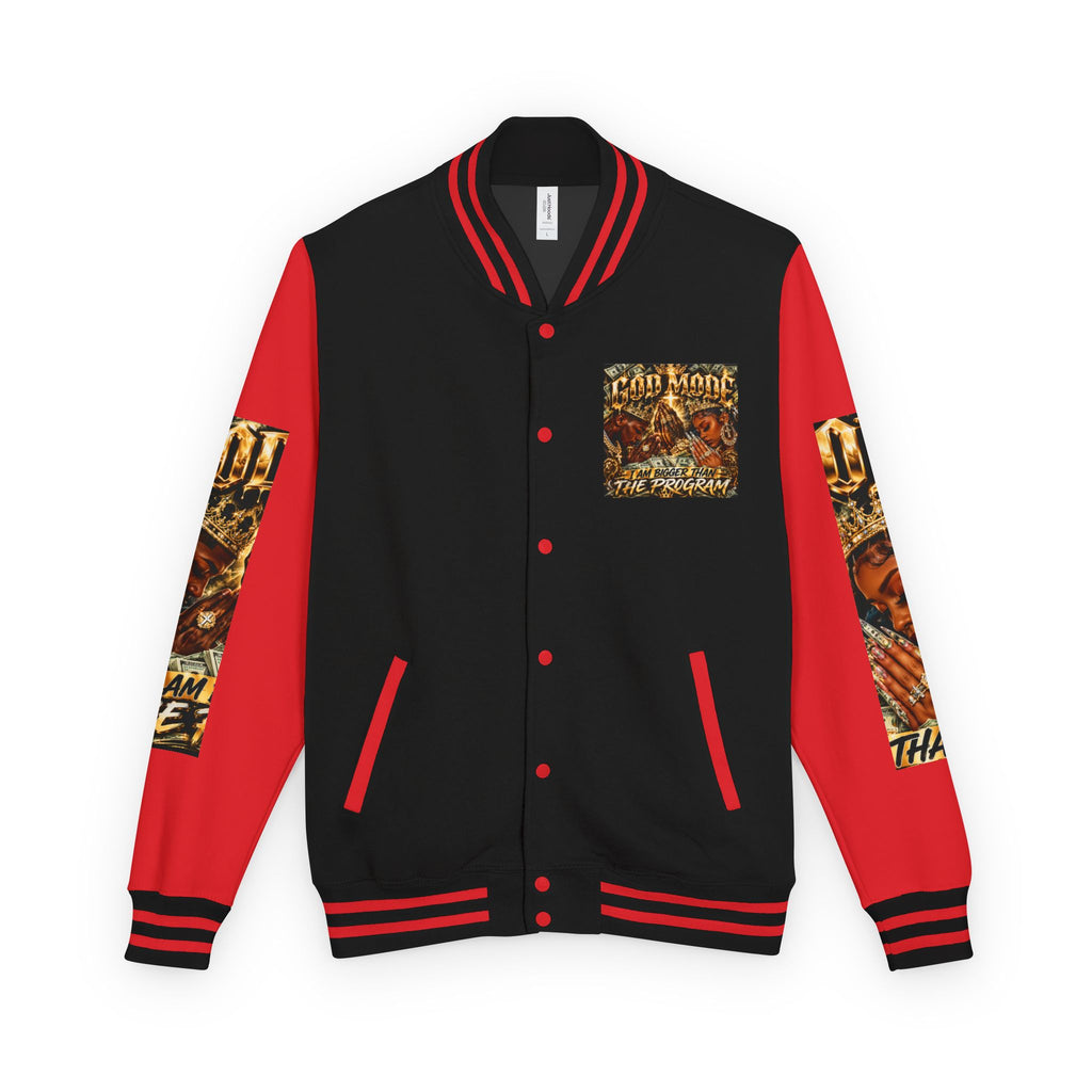 God Motive “I Am Bigger Than the Program” Letterman Jacket