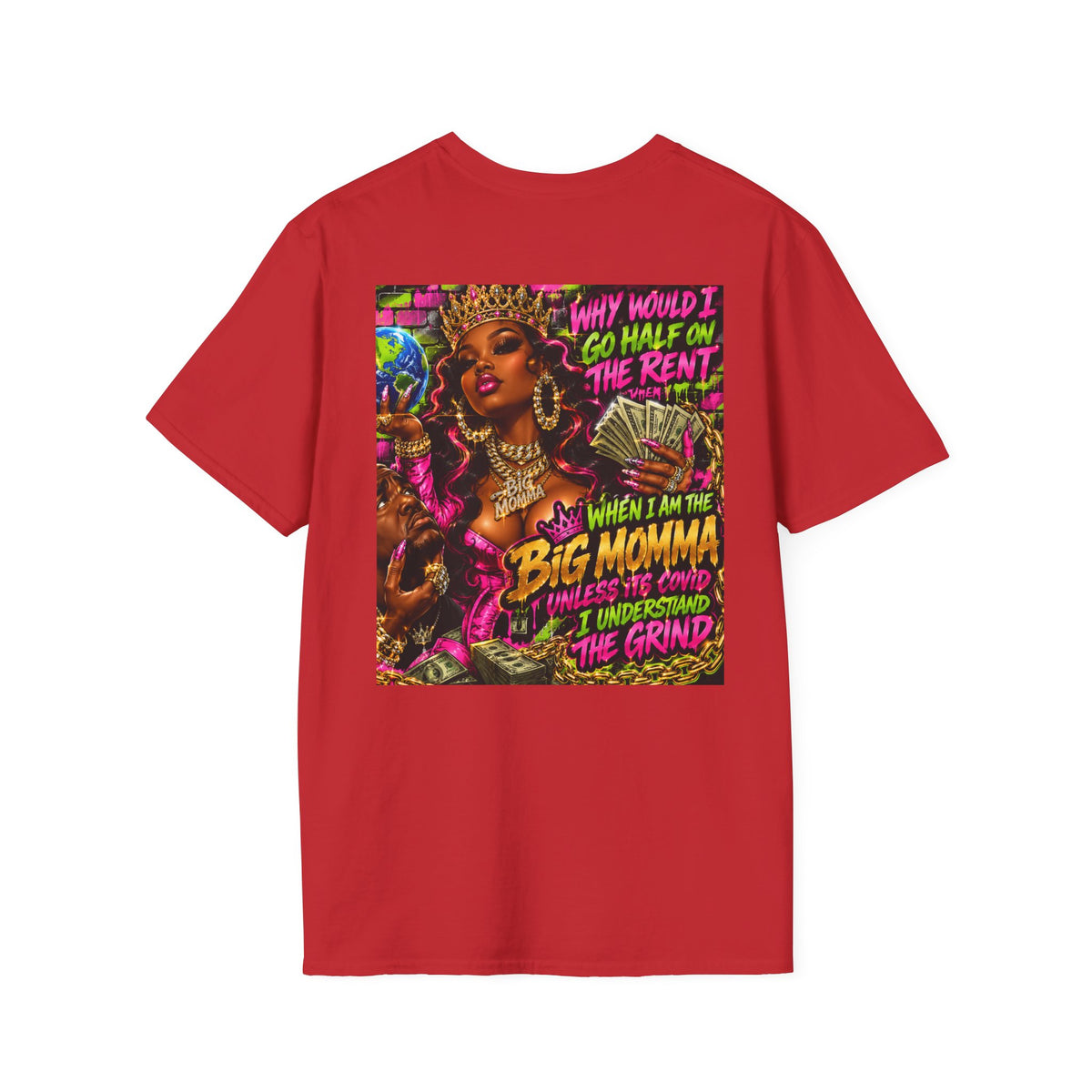 Big Momma Graphic T-Shirt – Bold Retro Hip-Hop Streetwear