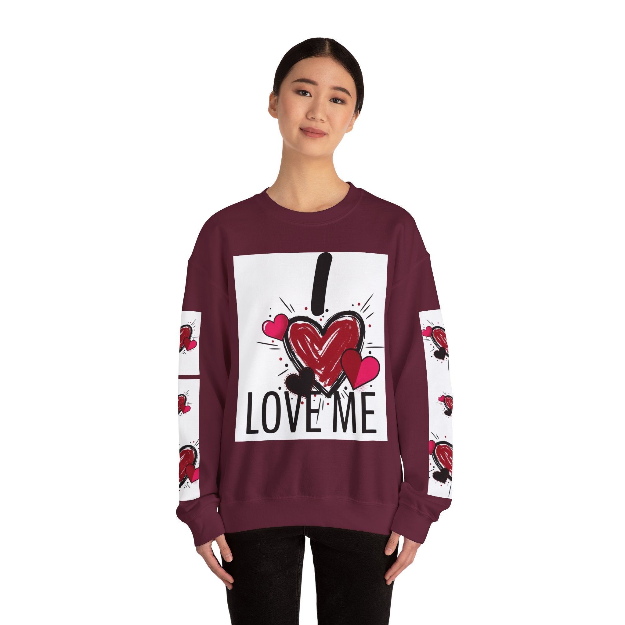 Love Me Heart Crewneck Sweatshirt