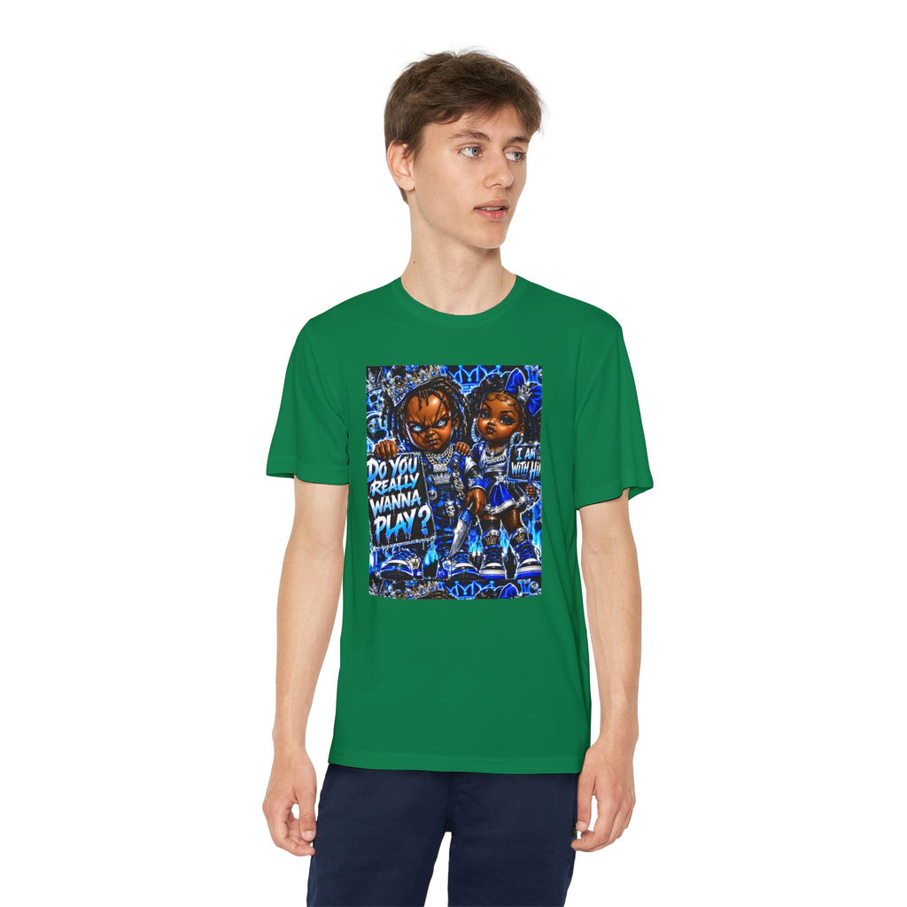 Youth Competitor Tee — 'Do You Really Wanna Play?' Graphic T-Shirt