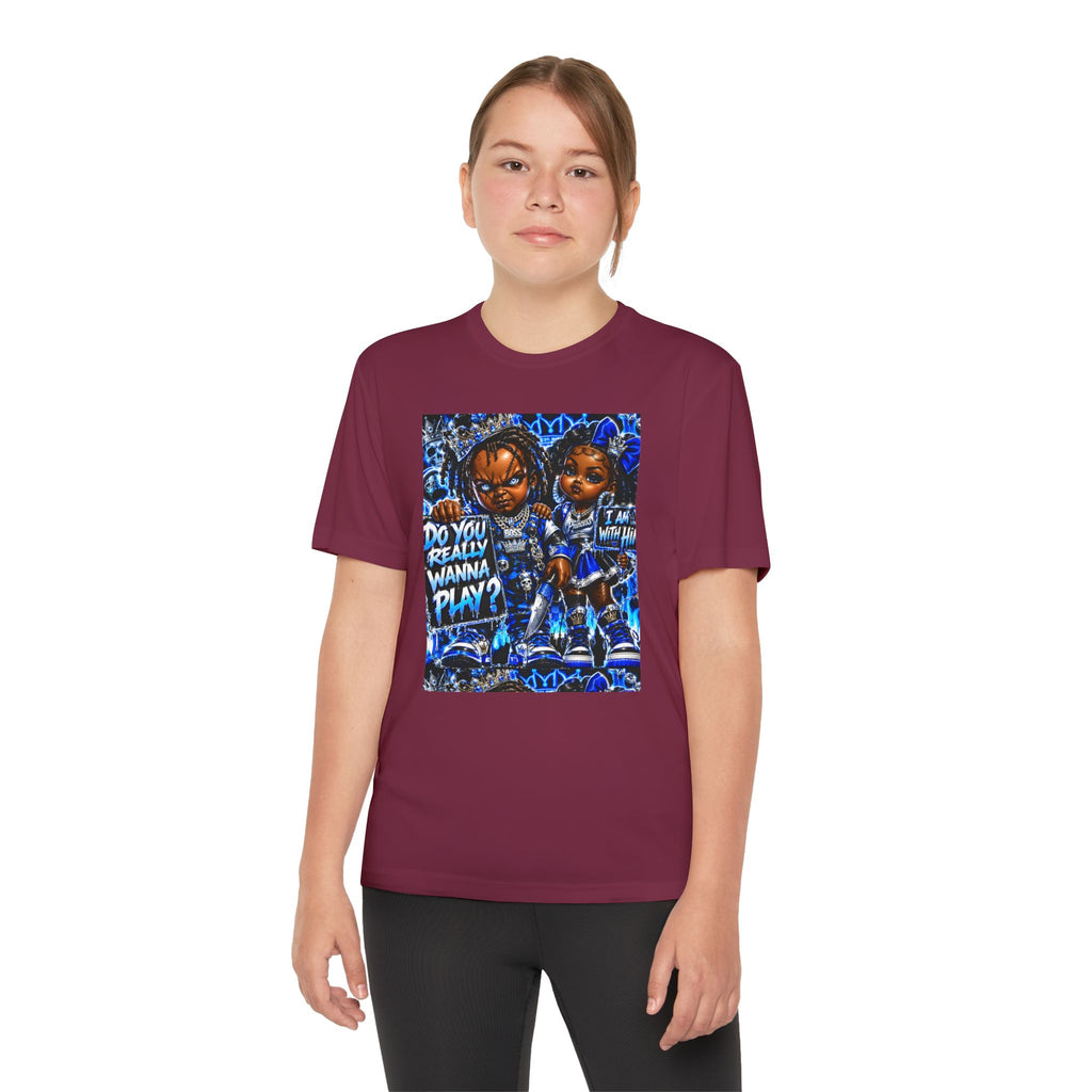 Youth Competitor Tee — 'Do You Really Wanna Play?' Graphic T-Shirt