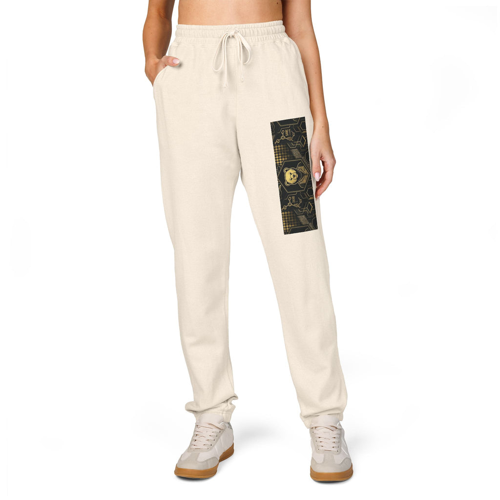 Distressed Graphic Fleece Sweatpants