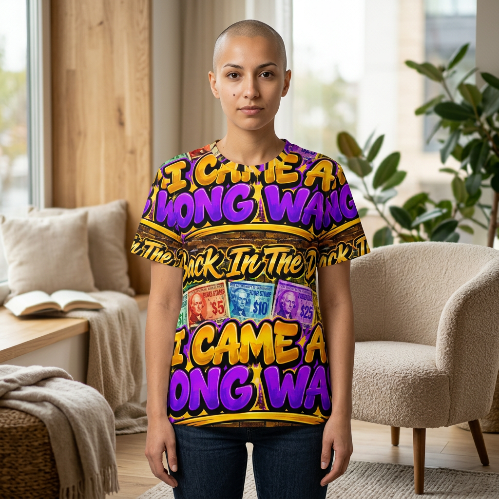Women's Varsity Jacket – Retro "Back In The Day" Money Graphic