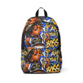 I Am The Boss Kids Backpack — Bold Graphic Fabric School Bag