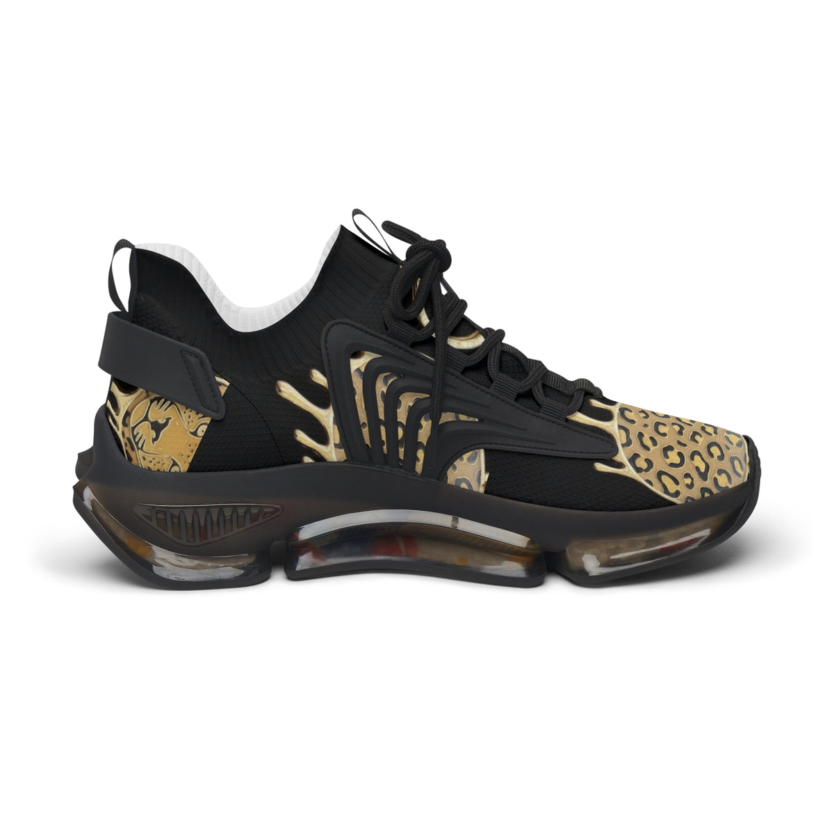 Women’s Leopard Print Mesh Sneakers