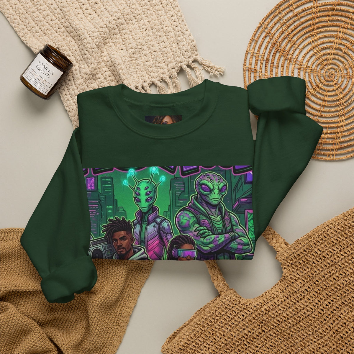C H O O S Graphic Crewneck Sweatshirt