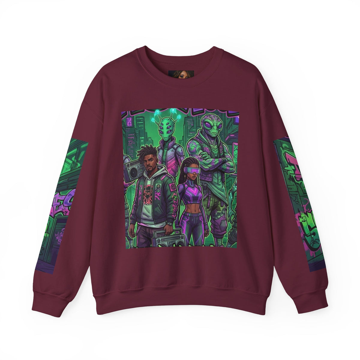 C H O O S Graphic Crewneck Sweatshirt