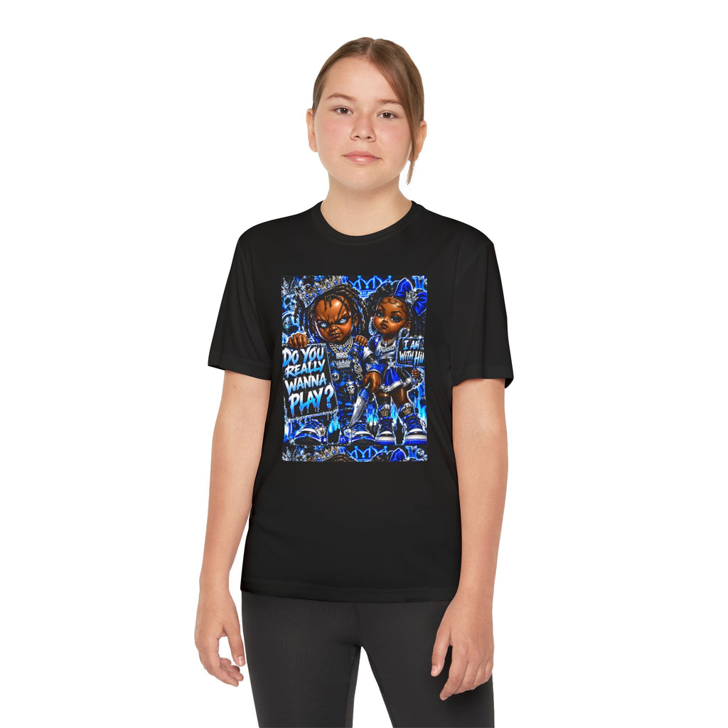 Youth Competitor Tee — 'Do You Really Wanna Play?' Graphic T-Shirt
