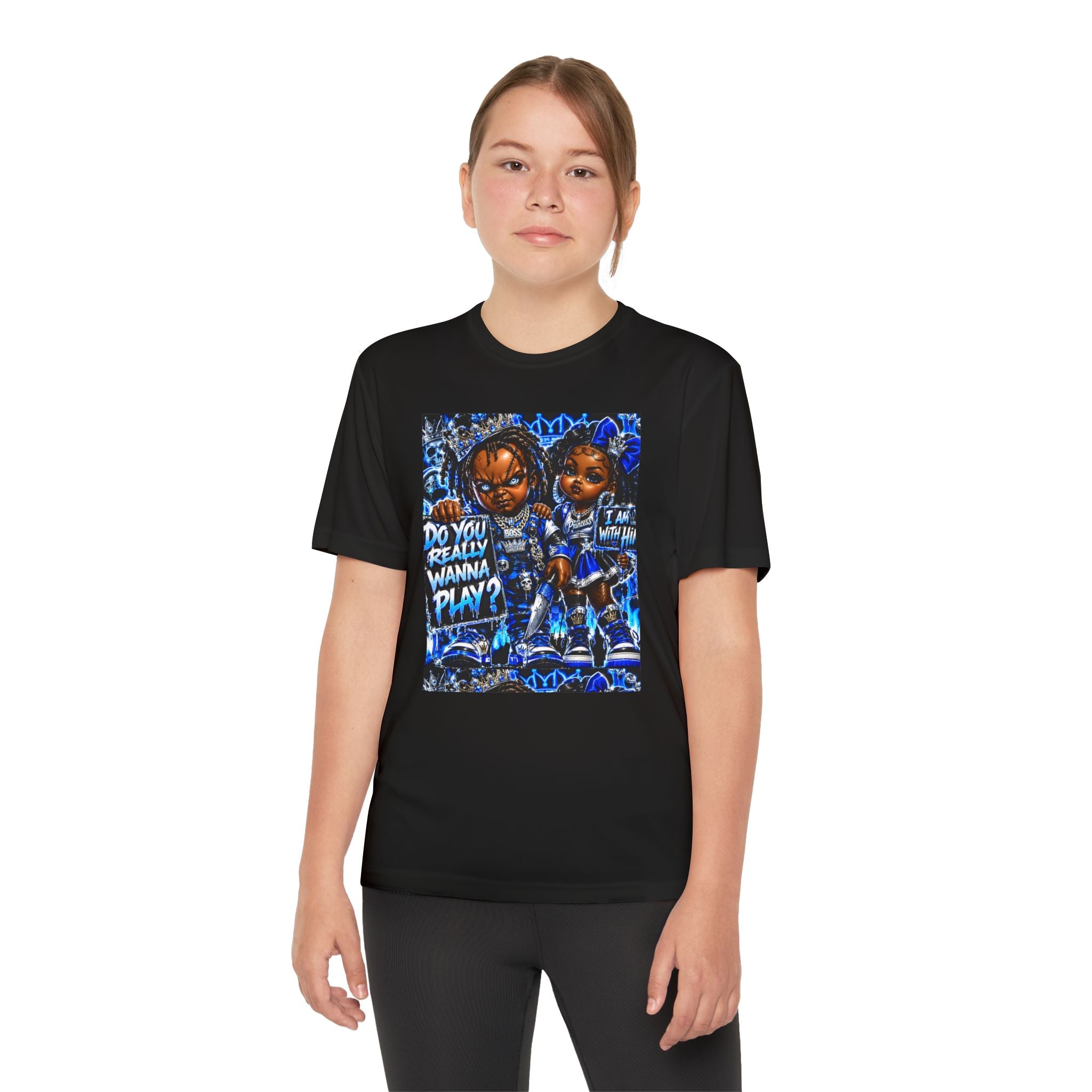 Youth Competitor Tee — 'Do You Really Wanna Play?' Graphic T-Shirt