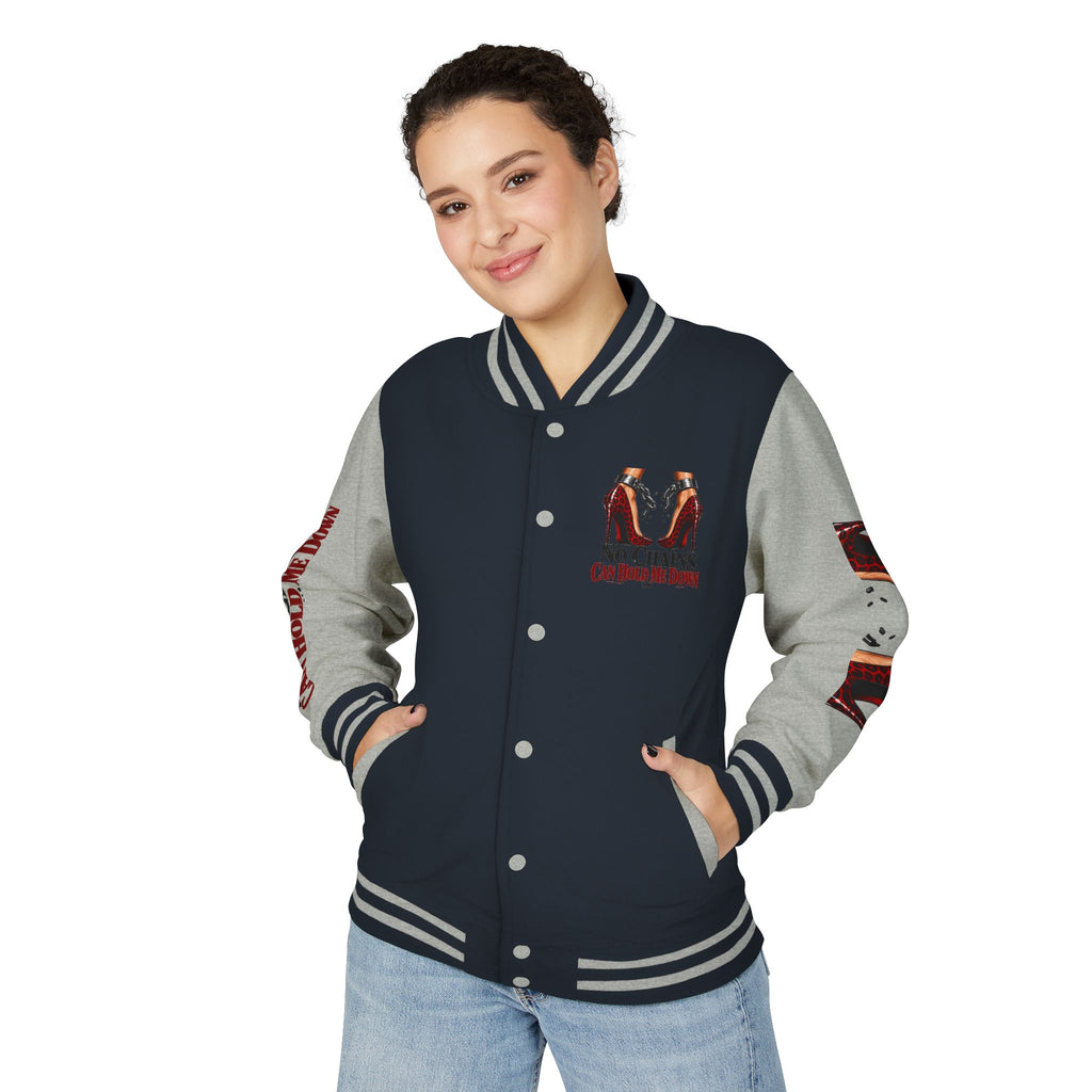 No Chains Letterman Jacket – Bold Streetwear Varsity Bomber