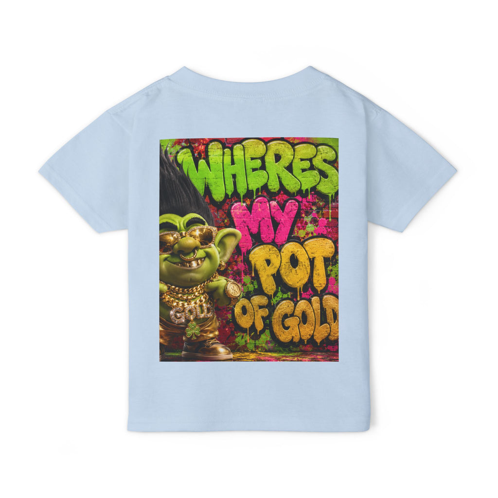 Toddler T-Shirt — "Where's My Pot of Gold" St. Patrick’s Day Troll Tee
