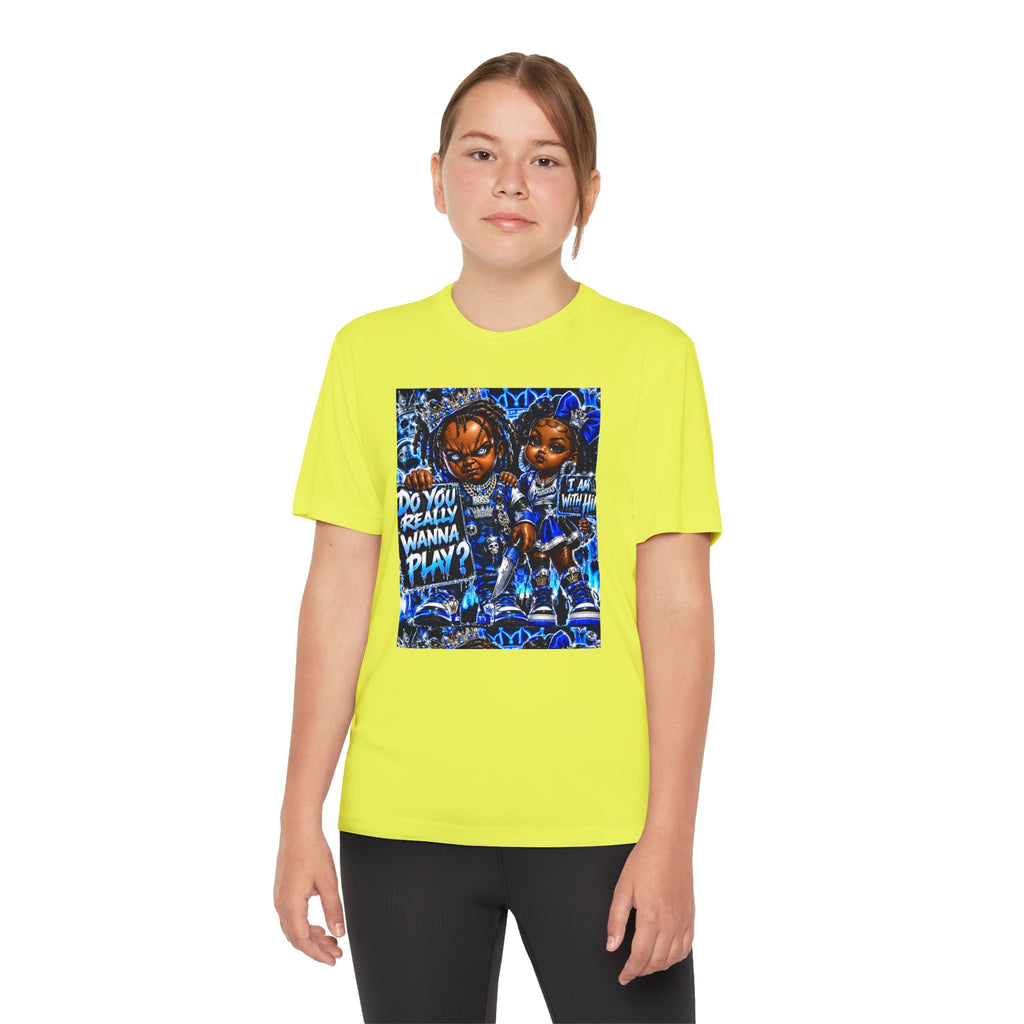 Youth Competitor Tee — 'Do You Really Wanna Play?' Graphic T-Shirt
