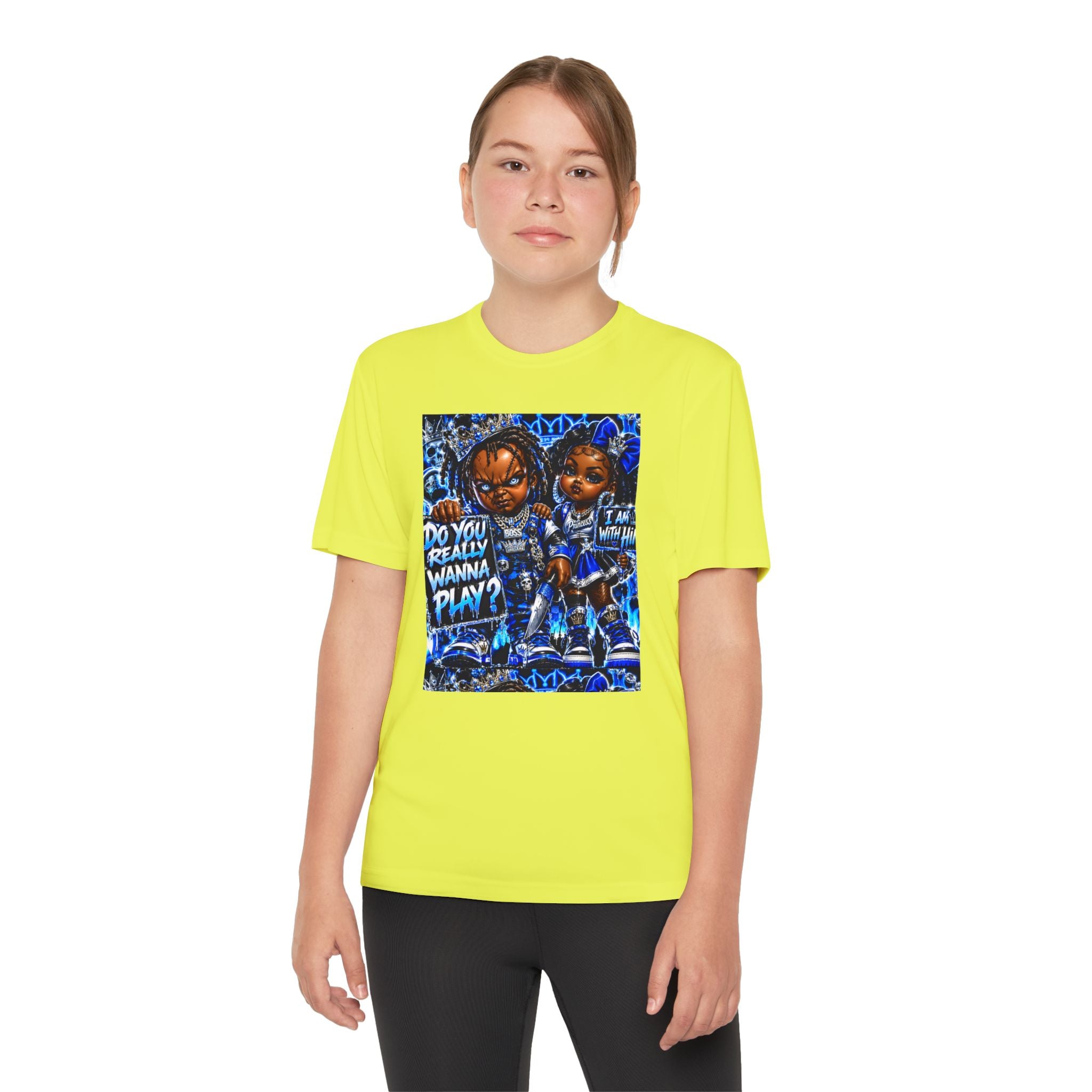 Youth Competitor Tee — 'Do You Really Wanna Play?' Graphic T-Shirt