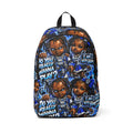 Blue Chucky Doll Horror Graphic Backpack – "Do You Really Wanna Play?"