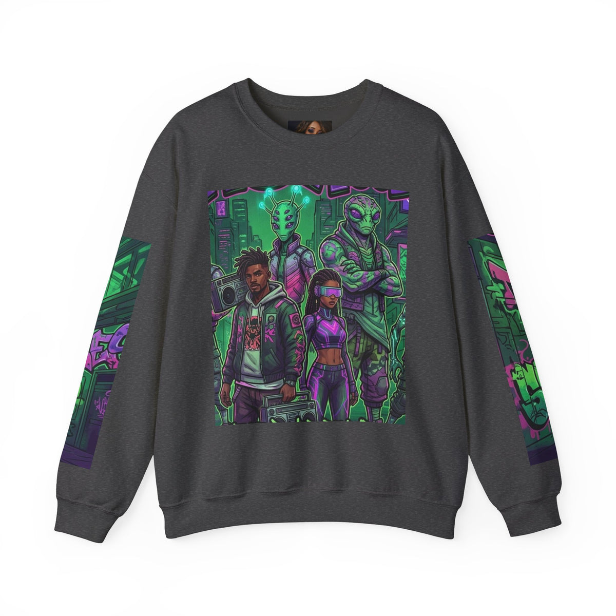 C H O O S Graphic Crewneck Sweatshirt