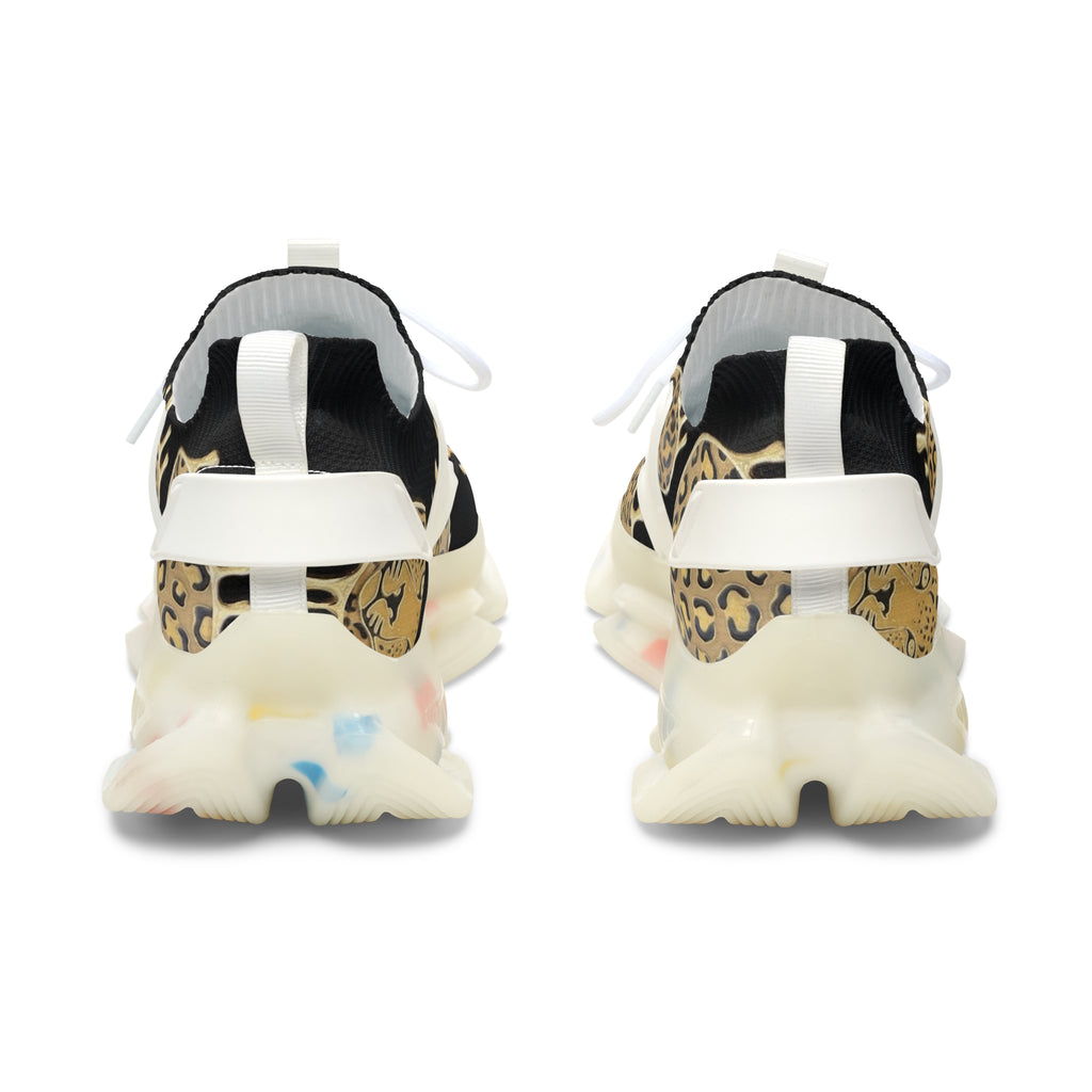 Women’s Leopard Print Mesh Sneakers