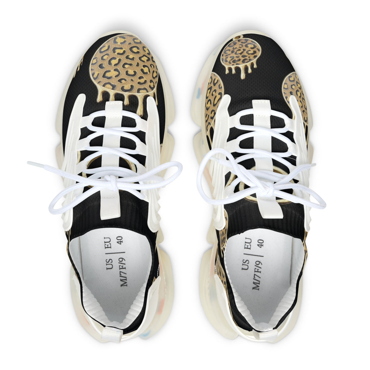 Women’s Leopard Print Mesh Sneakers