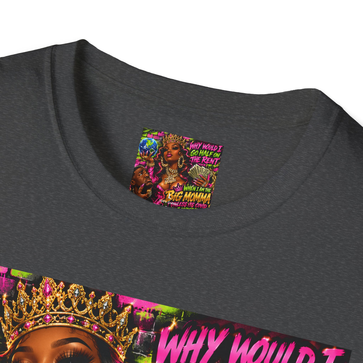 Big Momma Graphic T-Shirt – Bold Retro Hip-Hop Streetwear