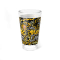 Bricklayer Graffiti Mixing Glass — 16oz Street Art Pint Glass