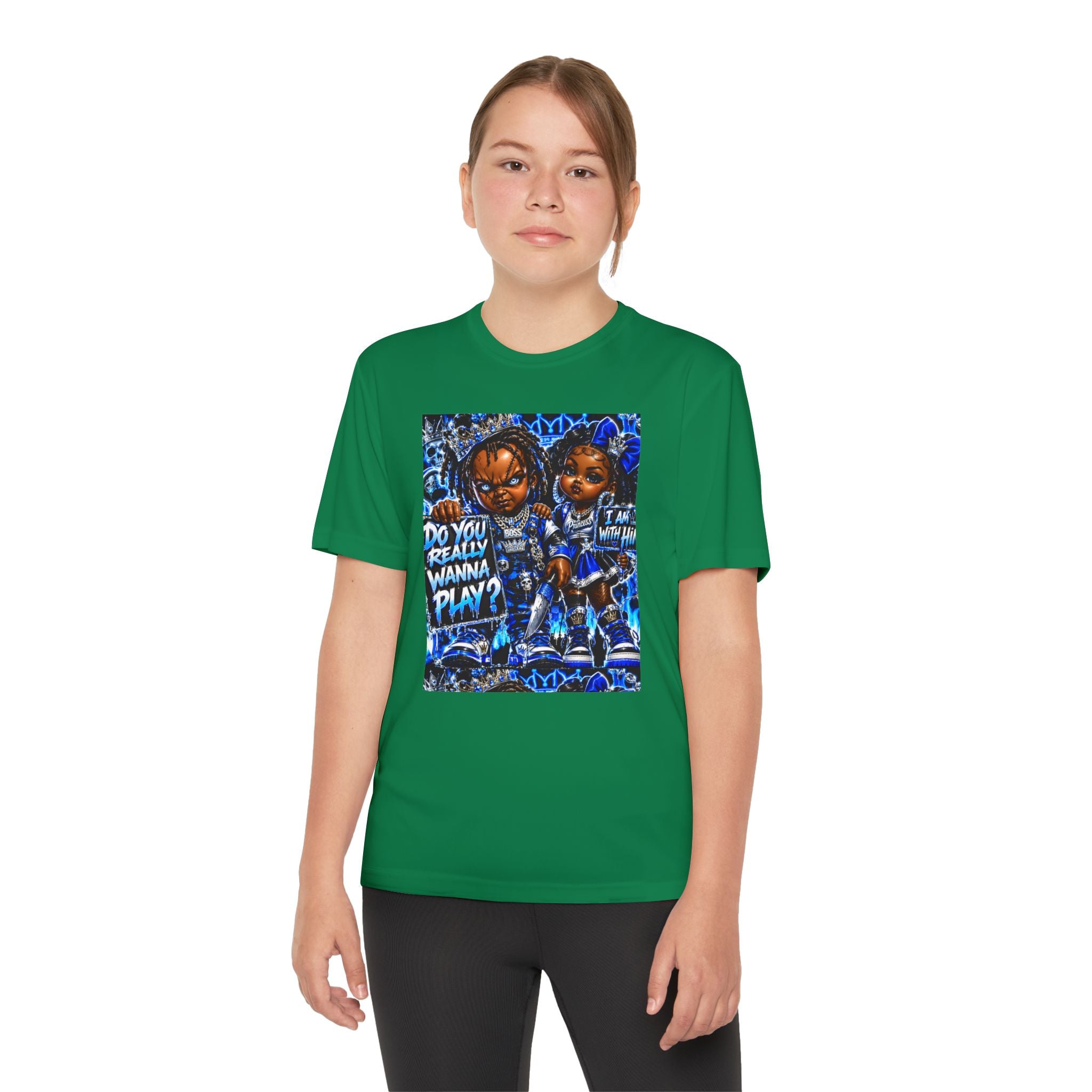 Youth Competitor Tee — 'Do You Really Wanna Play?' Graphic T-Shirt