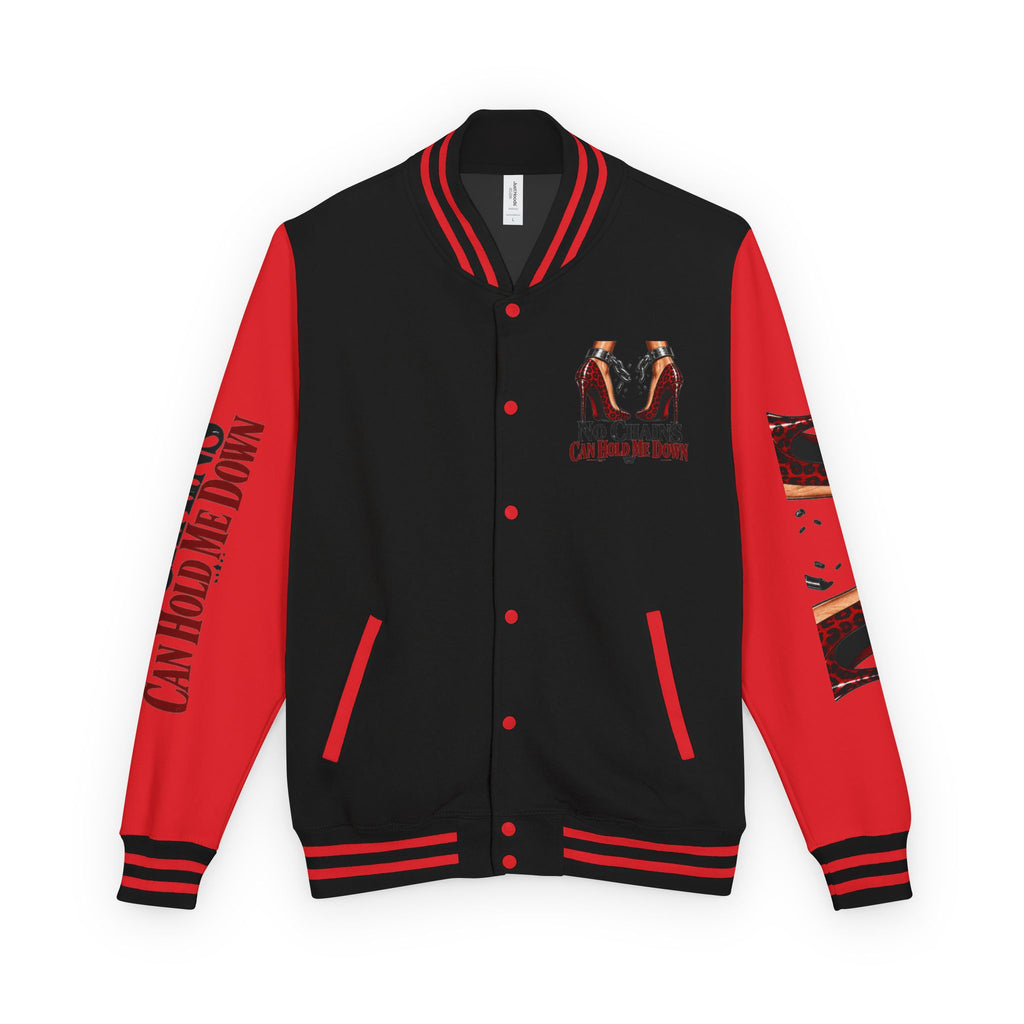 No Chains Letterman Jacket – Bold Streetwear Varsity Bomber