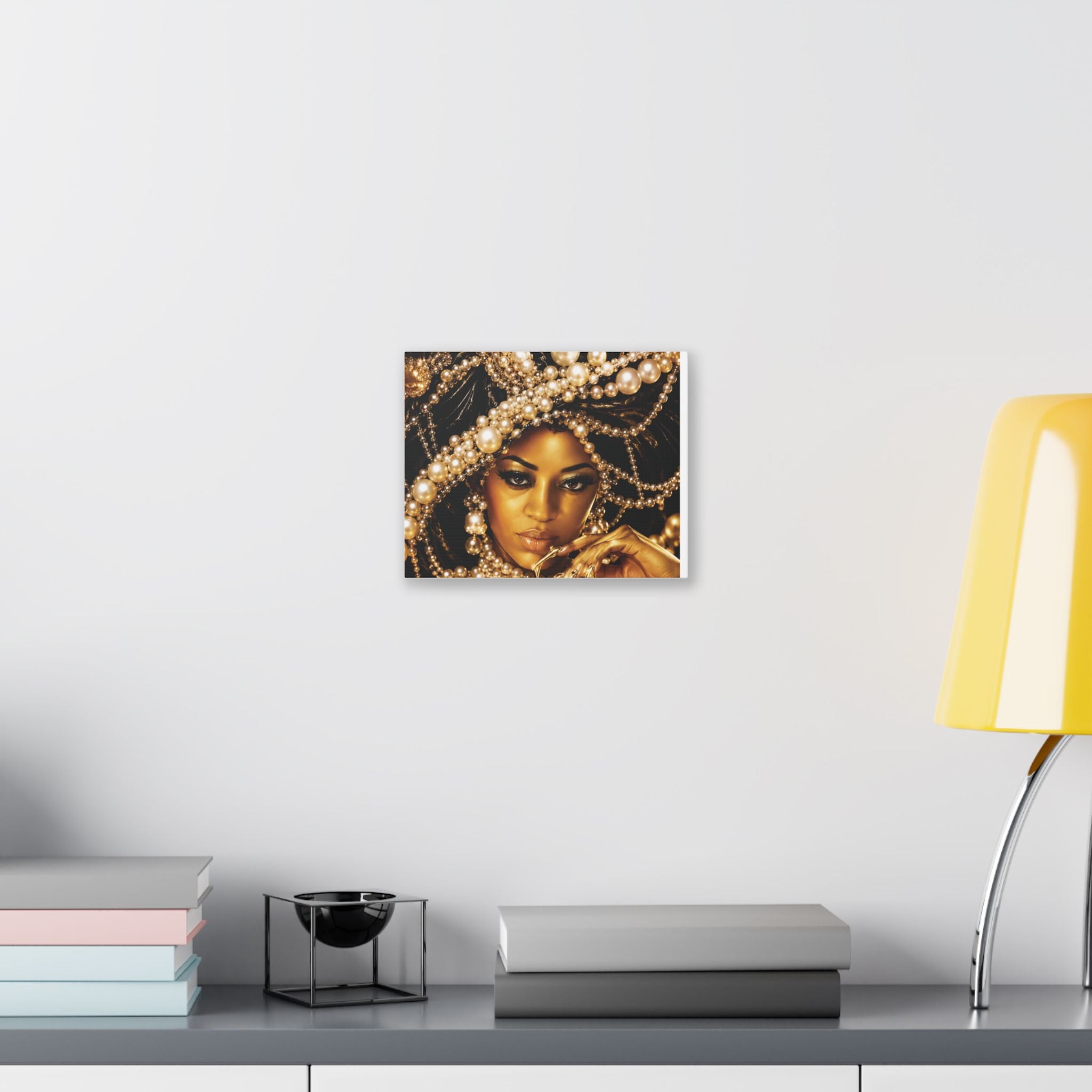 Golden Goddess Pearl Canvas